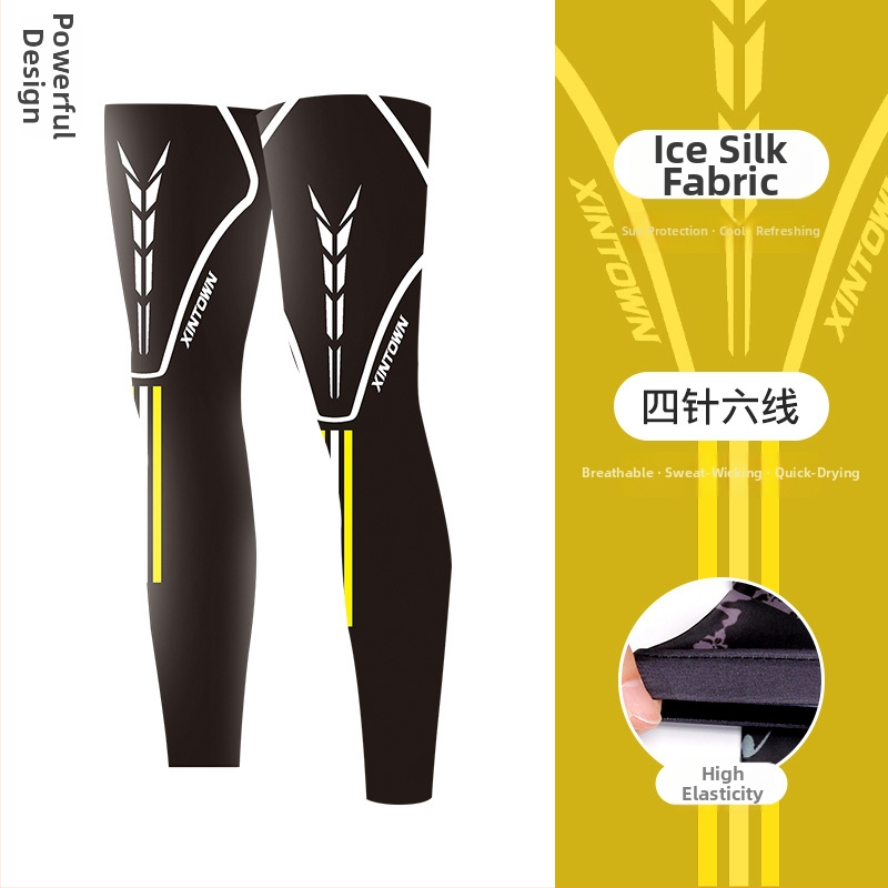 XINTOWN Velosipēdu kāju apvalki ar UV aizsardzību, poliesters + spandex, pielāgota apstrāde
