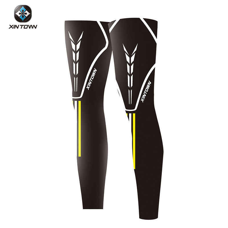 XINTOWN Velosipēdu kāju apvalki ar UV aizsardzību, poliesters + spandex, pielāgota apstrāde