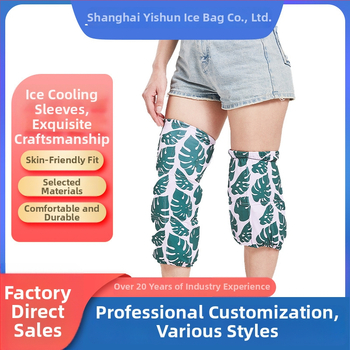 Manșete pentru exterior cu model floral, material poliester, imprimare logo și pachete gel solid, personalizabile