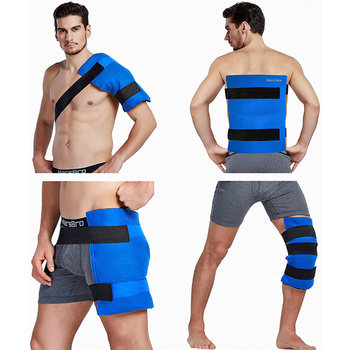 Manșetă sport cu gel pentru încheieturi și gambe – duală încălzire/rece, țesătură impermeabilă, logo personalizabil, unisex