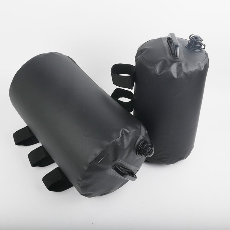 Balastna vrećа za vodu za šator na otvorenom, PVC mreža, vodootporna tkanina, kapacitet 10/20 kg, mogućnost prilagodbe logotipa
