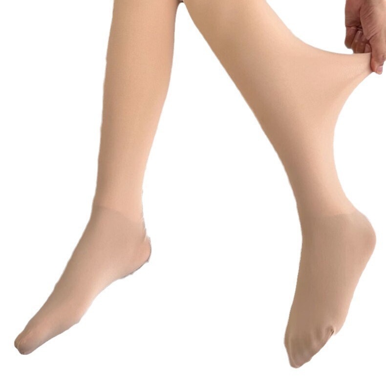 Чорапогащи над коляното за жени, плътни полиестерни чорапи, слънцезащита, оформяне на фигурата и антибактериални свойства
