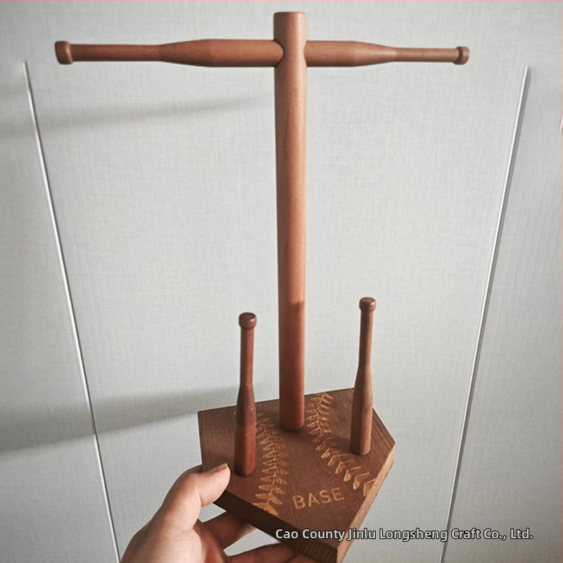 Koka gredzenu displeja statīvs, galda juvelierizstrādājumu organizators, vienlīmeņu, radošs dizains