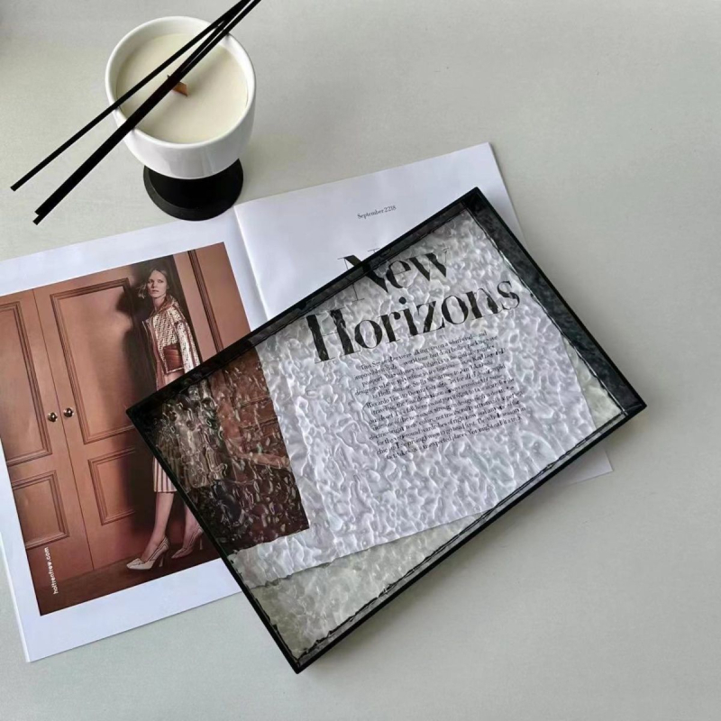 Akrilna kutija za odlaganje u kupaonici, kvadratnog oblika, 1 sloj, tehnika spajanja, proljeće 2024