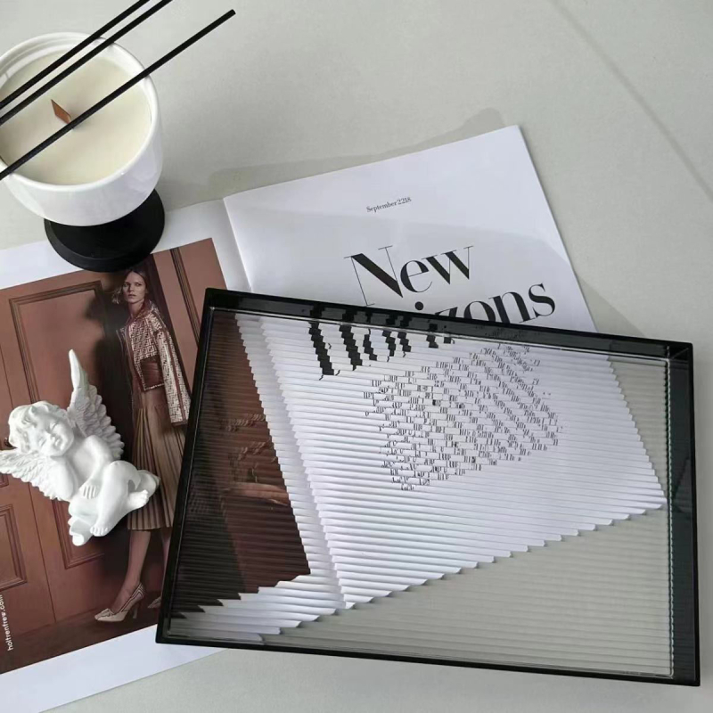 Akrilna kutija za odlaganje u kupaonici, kvadratnog oblika, 1 sloj, tehnika spajanja, proljeće 2024