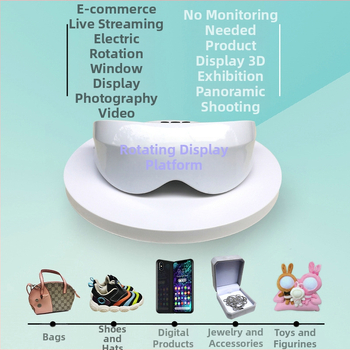 Električni rotirajući stalak za prikaz s USB napajanjem, podesiva rotacija, ABS plastika, dvostruki sloj