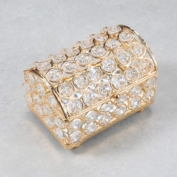 Metāla juvelierizstrādājumu kastīte – daudzfunkcionāla galda uzglabāšana, vienslāņa