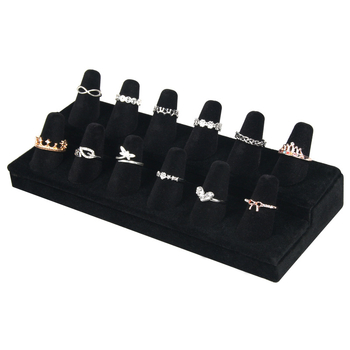 Maolin držač za nakit, ploča visoke gustoće i flanel, standardni oblik, umjetnički stil