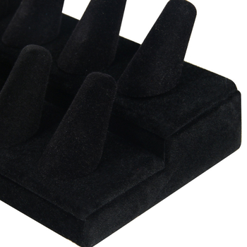 Maolin držač za nakit, ploča visoke gustoće i flanel, standardni oblik, umjetnički stil