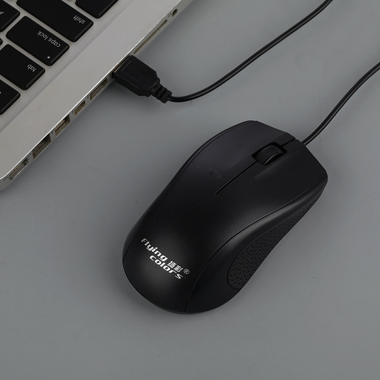 Οπτικό ποντίκι USB ενσύρματο με εργονομικό σχεδιασμό, 1000dpi, 2 πλήκτρα, συμβατό με desktop και laptop