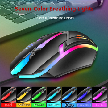 Drôtová USB myš, 3 tlačidlá, 1200dpi, 1,4 m kábel, štvordirekčné rolovanie