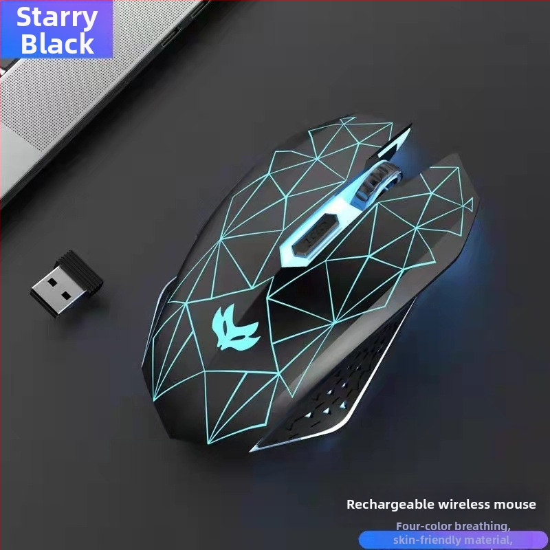 Optická bezdrôtová myš (1600 DPI, 2,4 GHz, USB, model T09)