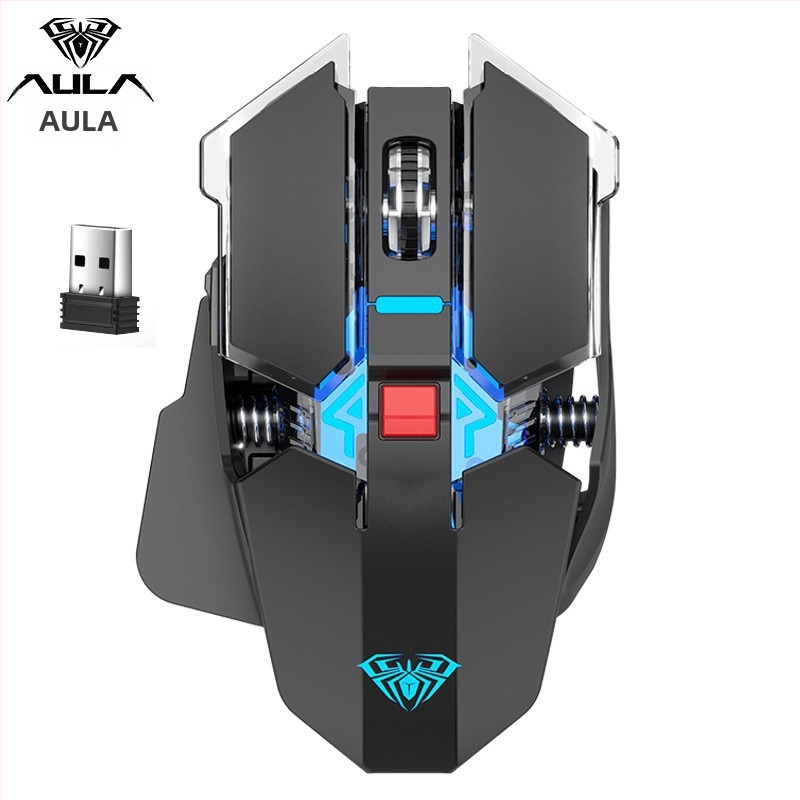 Tarantula SC300 bezdrôtová herná myš, 3500 DPI, 6 tlačidiel, USB, 2,4 GHz, ergonomický dizajn, dosah 10 m