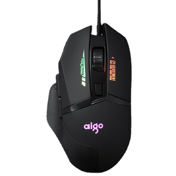 Ποντίκι παιχνιδιών Q826 USB ενσύρματο, 2400 DPI, 6 κουμπιά, εργονομικός σχεδιασμός