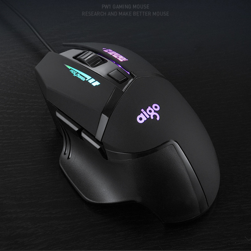 Ποντίκι παιχνιδιών Q826 USB ενσύρματο, 2400 DPI, 6 κουμπιά, εργονομικός σχεδιασμός