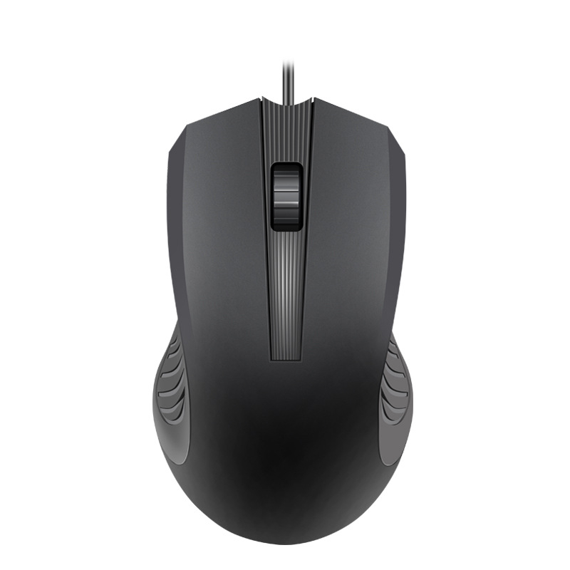 MK10 Drôtová USB súprava myš a klávesnice, tichý dizajn, optická myš, DPI na päť úrovní, štvorcestné koliesko, ergonomický dizajn