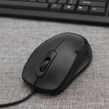 Sunrose Little Sun USB ενσύρματο οπτικό ποντίκι για επιτραπέζιο και φορητό υπολογιστή, 1000dpi, 3 πλήκτρα, εργονομικό, ρυθμιζόμενη ανάλυση σε 5 επίπεδα, καλώδιο 1,5 m