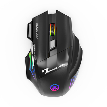 X7 vezeték nélküli gamer egér, 7 gombos, 1600 DPI optikai szenzor, csendes működés, ergonikus kialakítás, Bluetooth és 2,4 GHz vezeték nélküli kapcsolat