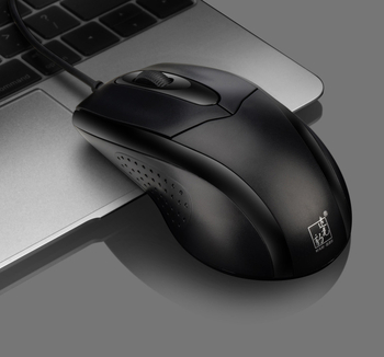Mouse USB, 2000 DPI, 3 butoane, cablu 1,2 m, ergonomic