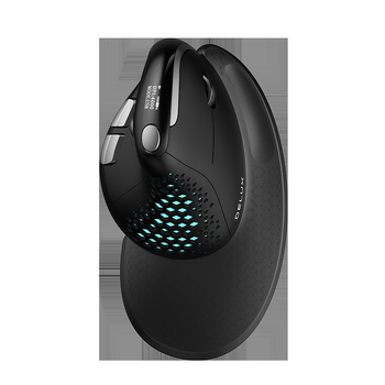 Optická vertikálna myš, ergonomický dizajn, trojrežimové pripojenie (káblové + Bluetooth + 2,4 GHz), 4000 DPI, USB, 6 tlačidiel, model M618XS