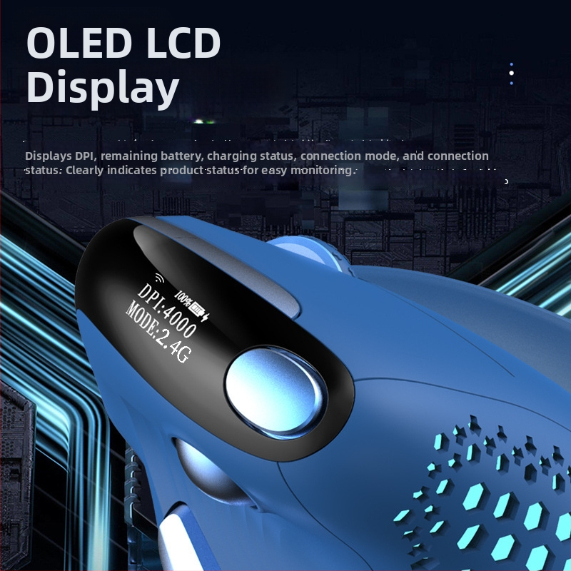 Optická vertikálna myš, ergonomický dizajn, trojrežimové pripojenie (káblové + Bluetooth + 2,4 GHz), 4000 DPI, USB, 6 tlačidiel, model M618XS