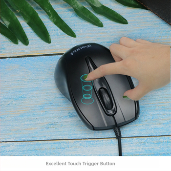 F370 optická USB myš, káblová, 1000dpi, 3 tlačidlá