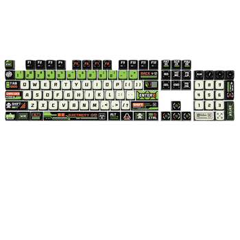 SA-профил ключкап за механична клавиатура (Модел Mrhkbt05; PBT; Прозрачен от всички страни; Сублимация)