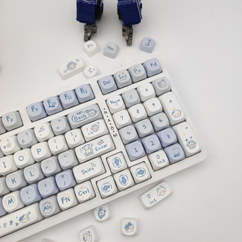Asmeninis PBT keycap rinkinys mechaninei klaviatūrai, Sublimacijos spausdinimas, MOA aukštis, suderinamas su 6.25U išdėstymu ir dauguma klaviaturų
