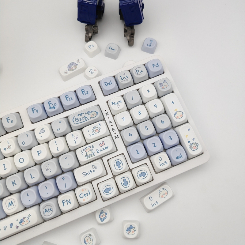 Asmeninis PBT keycap rinkinys mechaninei klaviatūrai, Sublimacijos spausdinimas, MOA aukštis, suderinamas su 6.25U išdėstymu ir dauguma klaviaturų