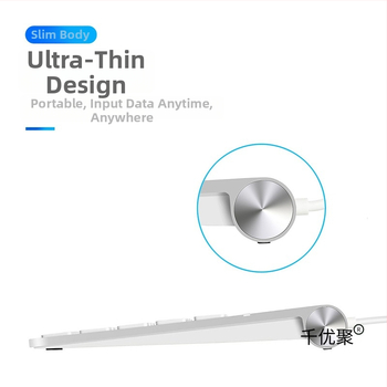 18-tlačková numerická klávesnica, káblové USB pripojenie, pre účtovníctvo a kanceláriu, s USB rozširovacím portom