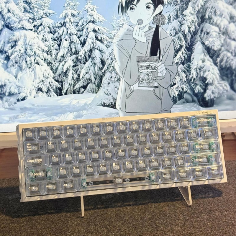 Клавишни капачета с пад печат за механична клавиатура с магнитни превключватели, на склад