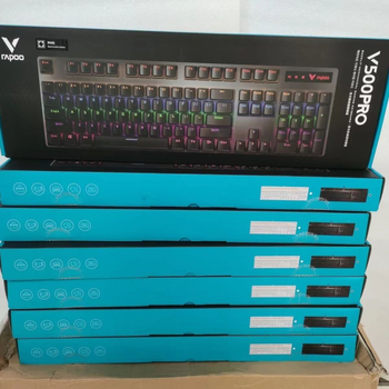 Rapoo V500PRO μηχανικό πληκτρολόγιο, 104 πλήκτρα πλήρους μεγέθους, ενσύρματη USB σύνδεση, μηχανικοί διακόπτες, μεταλλική κατασκευή
