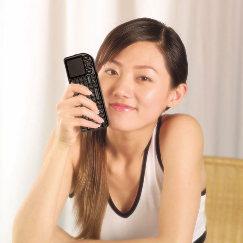 A8 vezeték nélküli légi egérrel és billentyűzettel Set-Top Boxhoz, USB interfész, 2.4G, háttérvilágítás, ergonómikus, vízálló