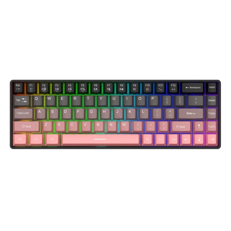 Gaming tipkovnica s 68 tipki, žična USB veza, crveni prekidač, vodootporna