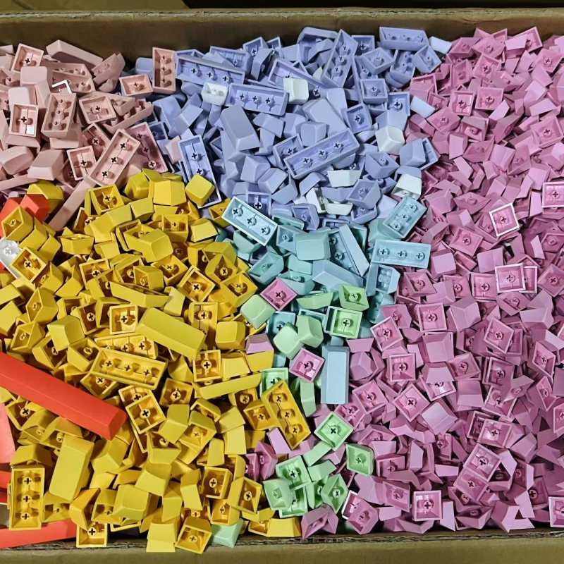 Capace de chei PBT personalizabile pentru tastatură DIY — compatibilitate cross-stem, proces de sublimare, compatibil cu aproximativ 95% din capacele de pe piață, ambalaj în pungă