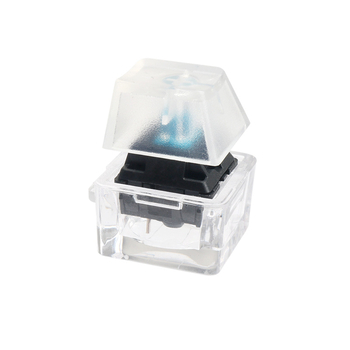 Tester pentru switch-uri de tastatură mecanică JKDK cu cheie Sugar Cube transparent, conectare prin cablu, personalizare suportată