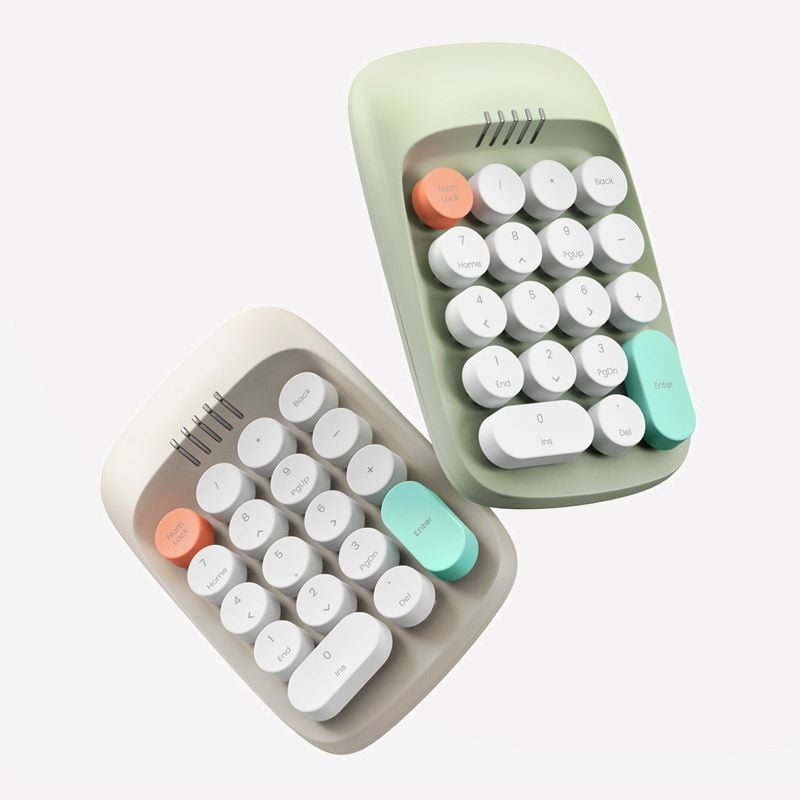 Actto ANBK-01 tastatură numerică cu mod dual — Bluetooth și wireless, ABS