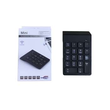 18‑tipkovnica digitalna numerička, bežična 2.4G s USB prijemnikom, podrška za zglob, vodootporna
