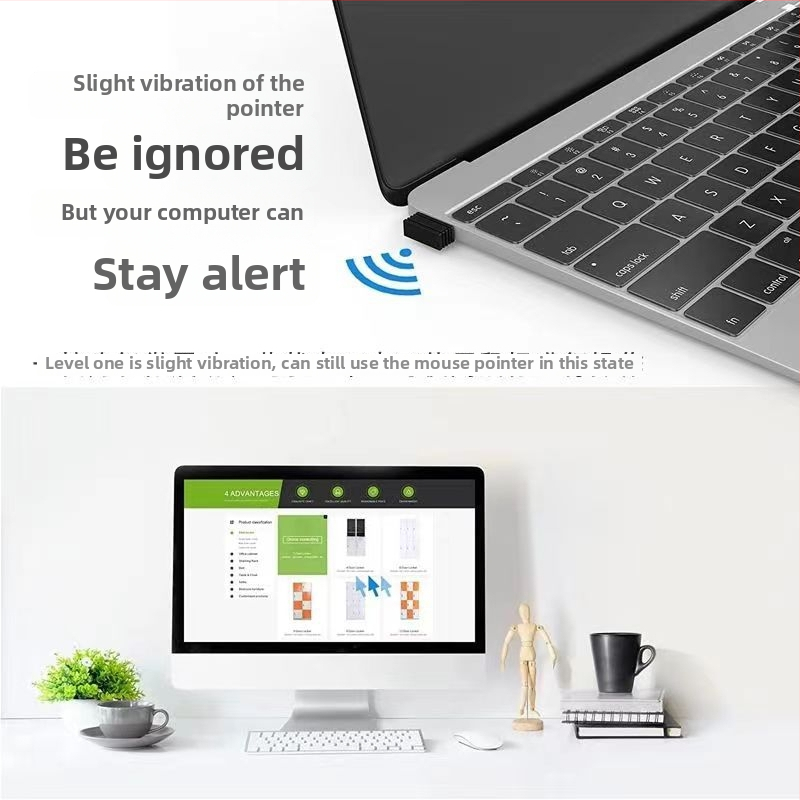 USB Vezeték nélküli egérmozgató 3000dpi