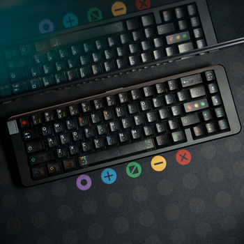 122-ključni ABS set kapica tipki, UV završna obrada, OEM profil, kompatibilan s rasporedima 60/68/64/72/75/84/87