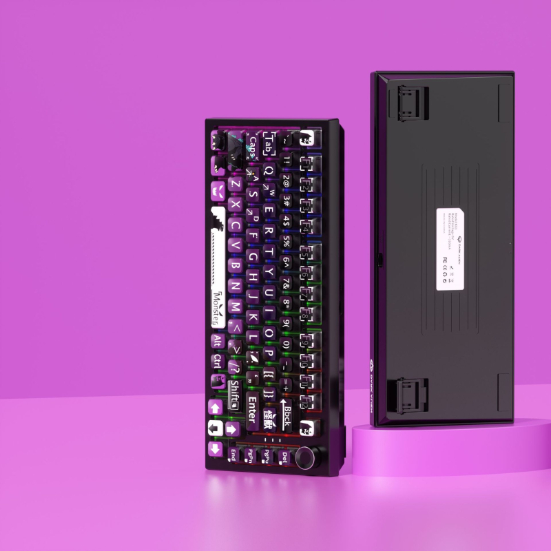 Capace pentru taste XDA personalizate, cu tema anime Monster Godzilla — sublimare prin dye-sublimation, material ABS, compatibilitate universală cu tastaturi mecanice.