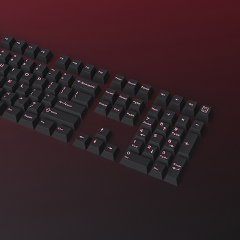Originalne PBT kapice za tipke, komplet od 126 tipki, OEM obrada, težina 260 g