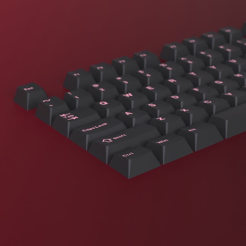 Originalne PBT kapice za tipke, komplet od 126 tipki, OEM obrada, težina 260 g