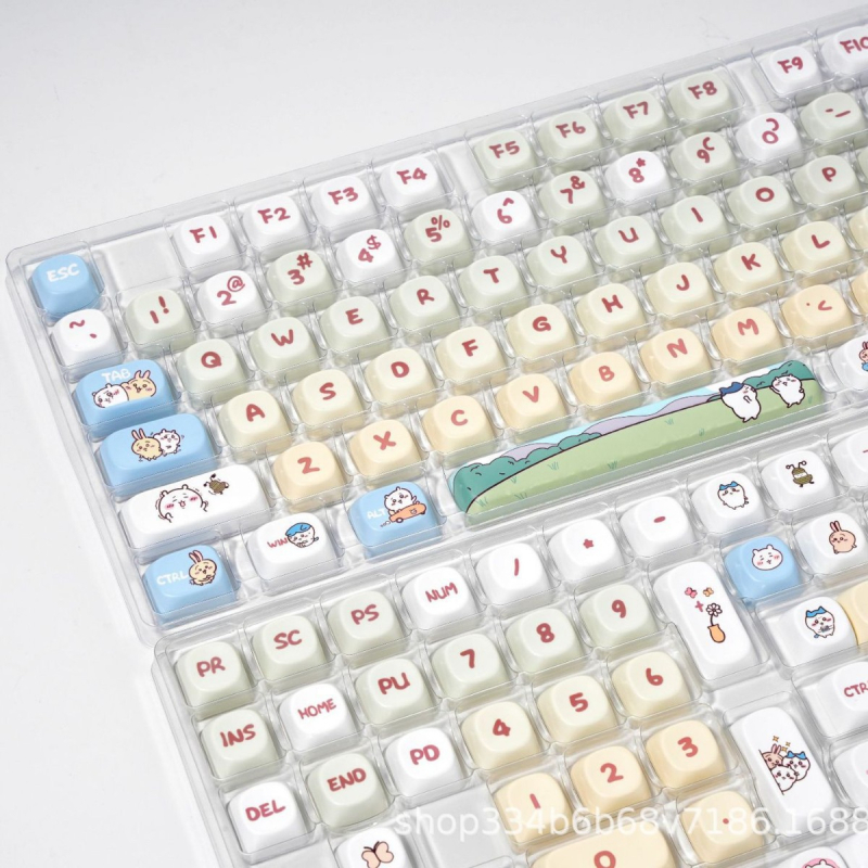 Mechanikus billentyűzethez készült keycap: ötoldalas sublimáció, PBT anyag, Cross-axis és univerzális kompatibilitás, testreszabható