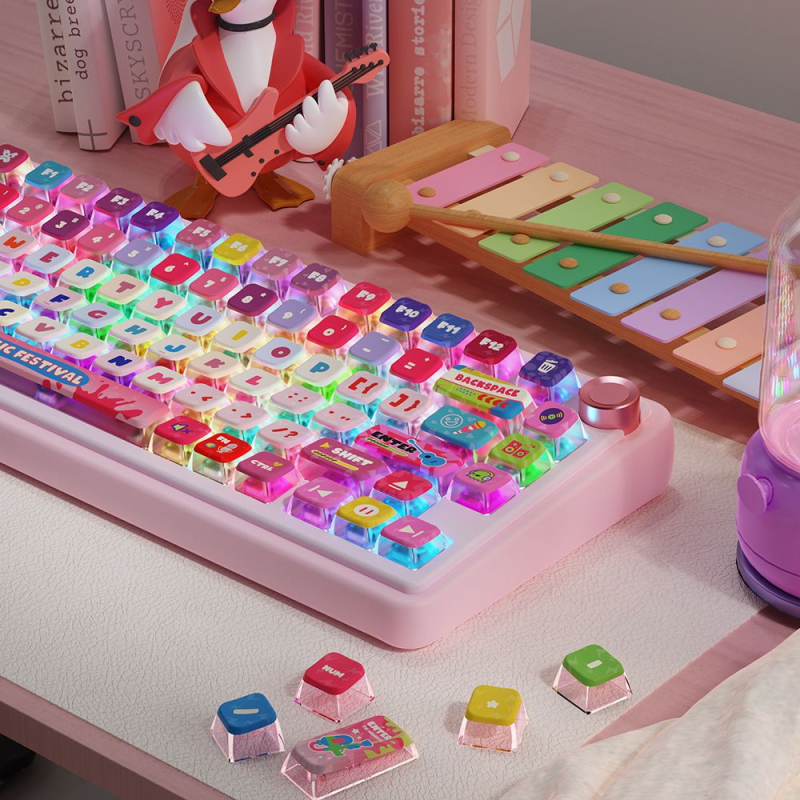 Capace de taste personalizate cu finisaj texturat — 50 g, compatibil universal, lansare în 2025, garanție de 1 an