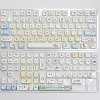 Chiikawa témájú keycap Mac-hez, szublimációs nyomtatás, kompatibilis Small Eight és Cross Axis