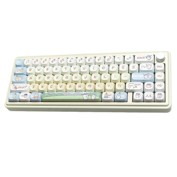 Chiikawa témájú keycap Mac-hez, szublimációs nyomtatás, kompatibilis Small Eight és Cross Axis