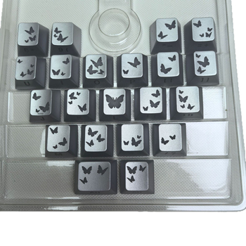 Set capace Love (fluture) pentru 21 taste, din plastic, pentru tastatură mecanică, greutate 50 g