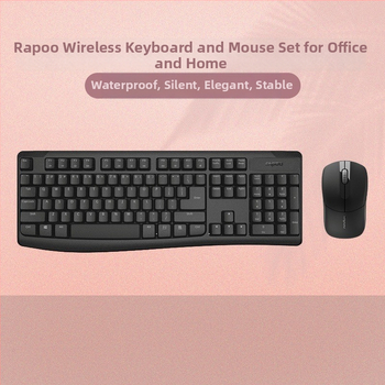 Rapoo X1800Pro Set tastatură și mouse wireless – economie de energie, compatibil cu notebook și desktop, soluție de birou portabil