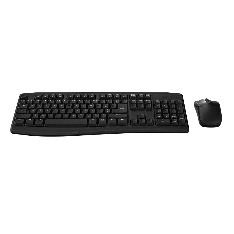 Rapoo X1800Pro Set tastatură și mouse wireless – economie de energie, compatibil cu notebook și desktop, soluție de birou portabil